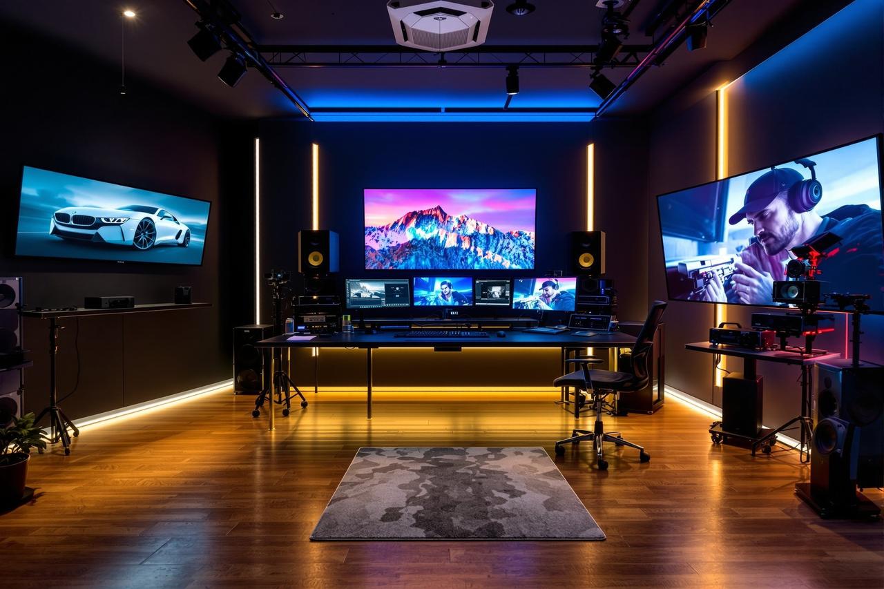 色色色影视4K HDR全流程后期制作中心工作环境