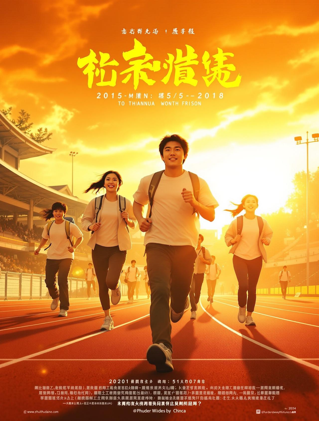 色色色影视青春励志片《青春抛物线》官方海报